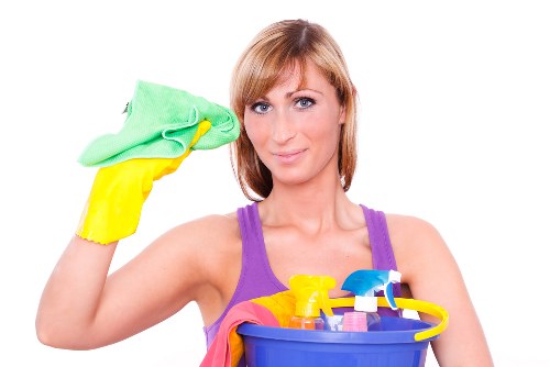 Construction dust and debris cleanup after renovation