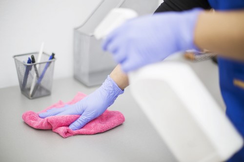 Professional one off cleaning in a modern home interior